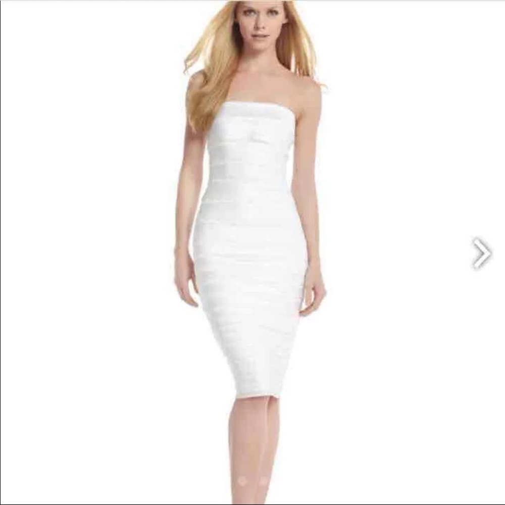 White House Black Market white dress